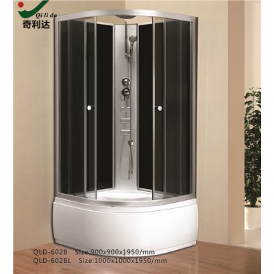 low price sector shape deep tray shower room without cover(602B 602BL) ()