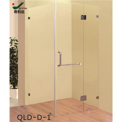 tempered glass shower enclosure without frame