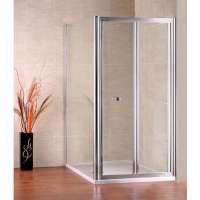 Factory supply aluminum frame sliding door shower enclosure