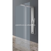 hangzhou bathroom glass screen compose stainless steel shower panel