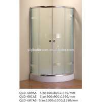 ABS acrylic 6mm clear glass shower enclosure