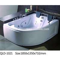 China manufacturer ABS massage bathtub for two people