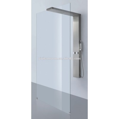 taizhou bathroom glass screen compose stainless steel shower panel