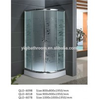 2014 hot sale ABS tray tempered glass bathroom shower