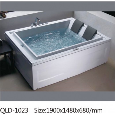 double people massage bathtub whirlpool with pump